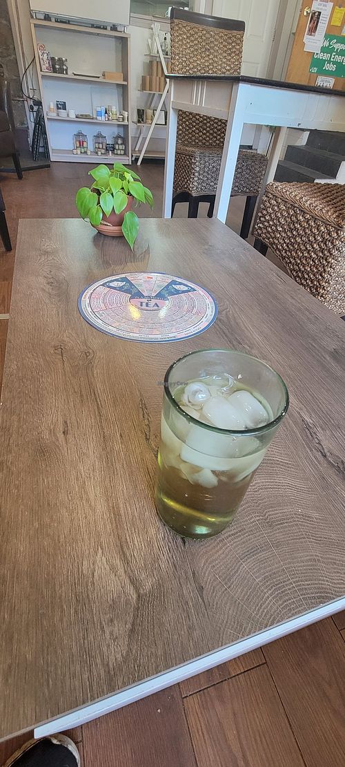 Herbal infusion at Potion Tea & Bakery in Flagstaff