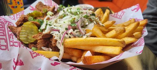 Buttermylk cried chicken classic combo at Döner Summer in Sheffield