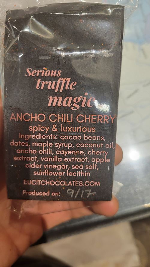 Decadent local chocolates at Late For the Train in Flagstaff