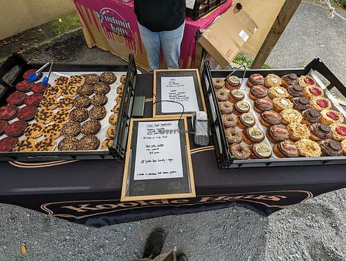 Vegan cookies and donuts at The Shed Collective in Auckland