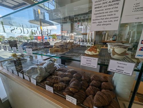 Inside at Maison des Lys Pâtisserie in Auckland