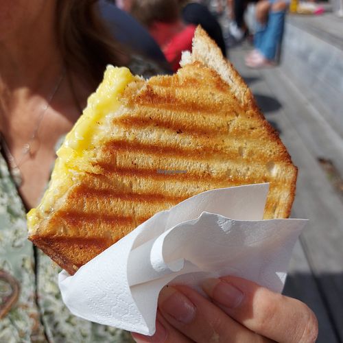 Plain grilled cheese *omnomnom* at What'soup in Stockholm