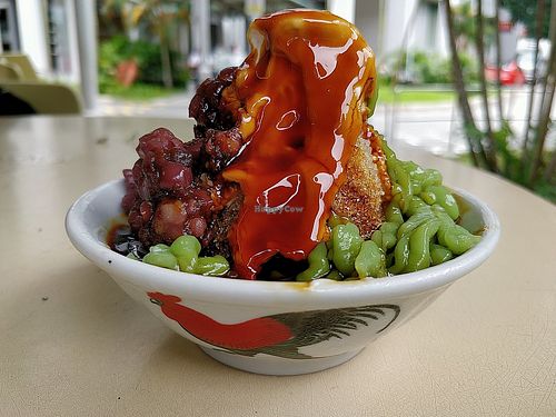 Vegan chendol at Old Amoy Chendol - Punggol in Northeast Singapore
