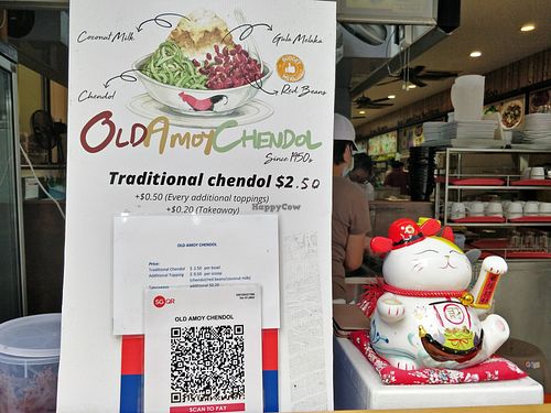 $2.50 for traditional chendol at Old Amoy Chendol - Punggol in Northeast Singapore