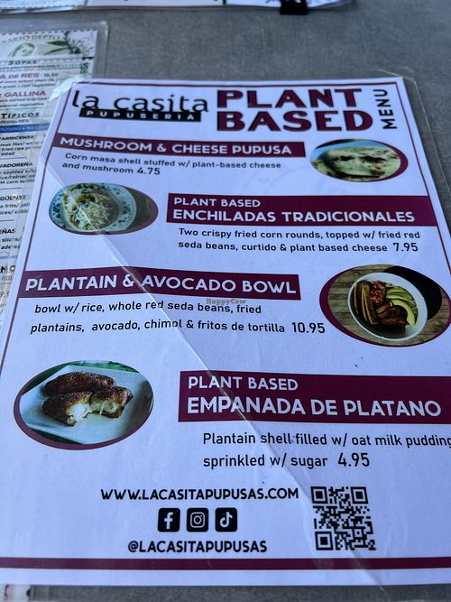   at La Casita Pupuseria in Gaithersburg