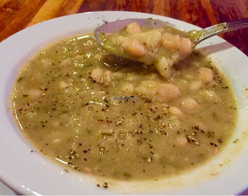 Pasta fagioli soup at Rosti Tuscan Kitchen in Santa Monica