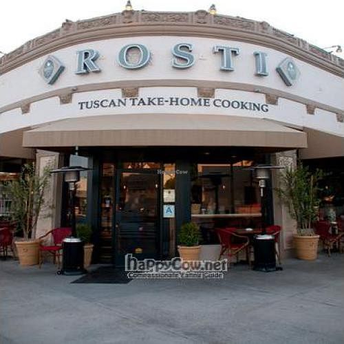 Located on the corner of 10th and Montana in Santa Monica at Rosti Tuscan Kitchen in Santa Monica