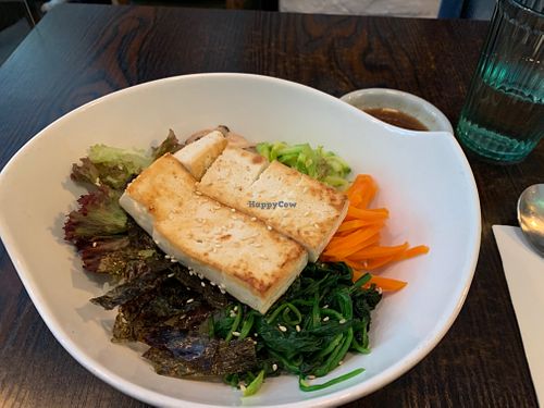 Tofu bibimbap at MiMi2Go in Hong Kong Island