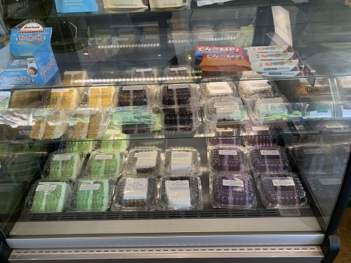 Bakery case  at Loving Hut - Mira Mesa in San Diego