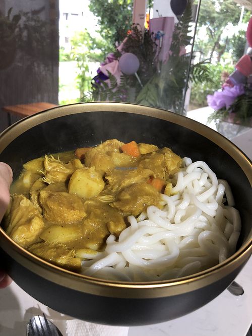 Jap monkey head mushroom curry $13.90 at The Plant Food  in Central Singapore