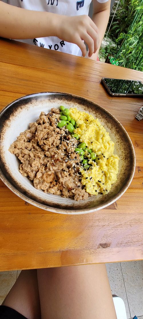 Vegan Soboro Don at The Plant Food  in Central Singapore