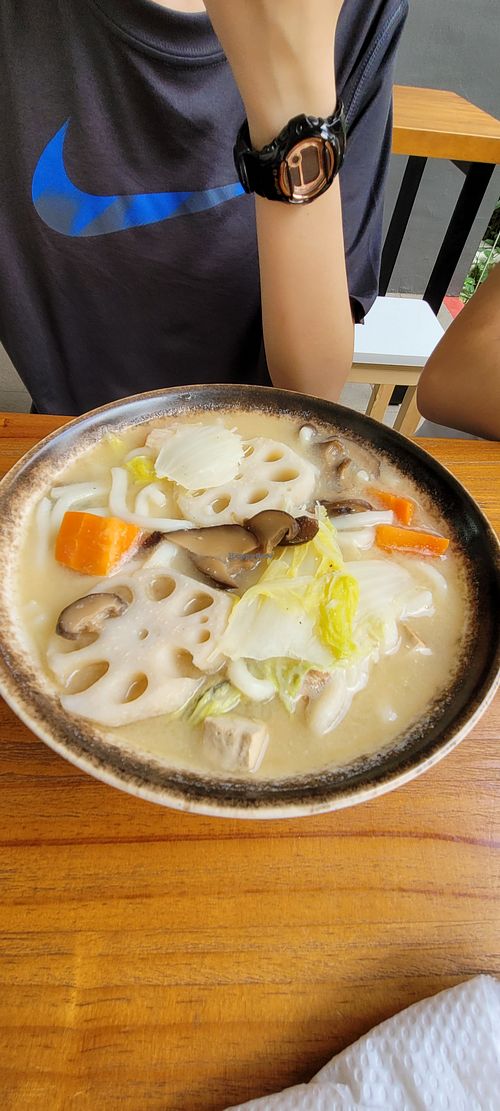Miso Udon Soup at The Plant Food  in Central Singapore