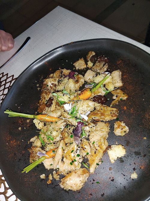 Seitangeschnetzeltes mit Rosinen at Zoco in Tenerife