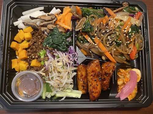 Korean plant-based plate at Fu'una Cultures-I'm Into Something Good in Guam