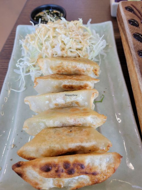 Gyoza regular style at WAKI WAKI Veggie Sushi in Bangkok