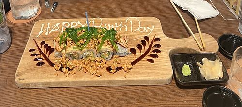   at WAKI WAKI Veggie Sushi in Bangkok