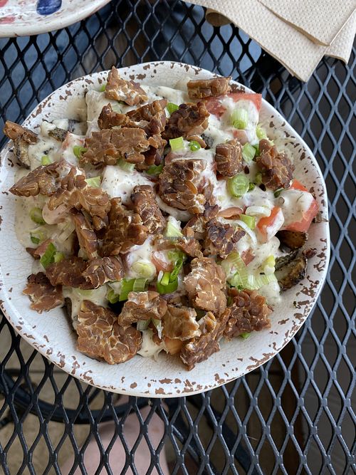 Vegan bacon ranch fries   at Green Street Eatery in Levittown