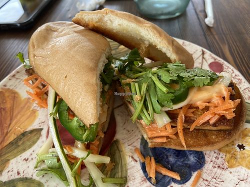 Tofu bahn mì  at Green Street Eatery in Levittown