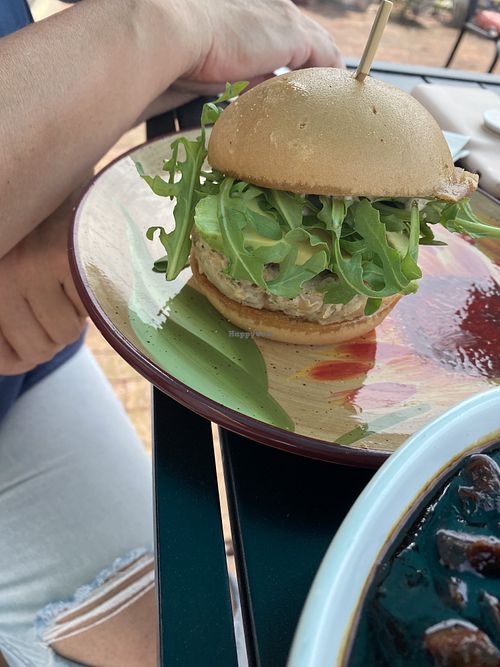Bean burger special   at Green Street Eatery in Levittown