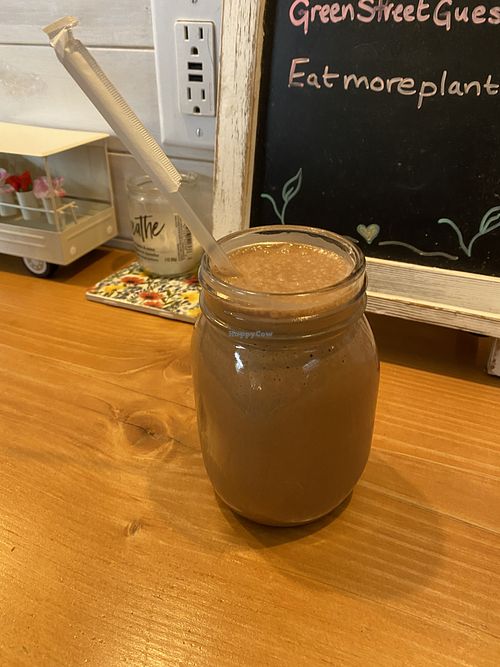 Chunky monkey smoothie  at Green Street Eatery in Levittown