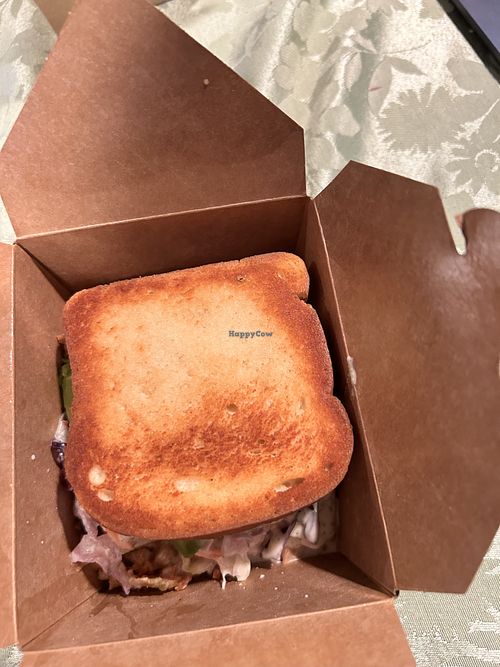 Vegan special Sammie  at Green Street Eatery in Levittown