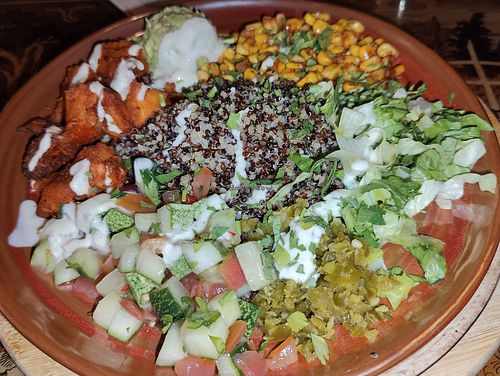 nourish bae-rrito bowl at Ahimsa Sanctuary in Central Singapore