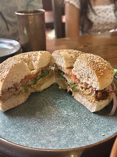 Vegan BLT  at Ahimsa Sanctuary in Central Singapore