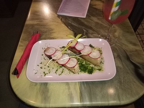 Vegan hallunmy. Tasty but bit strange texture. at Kokos in Belgrade