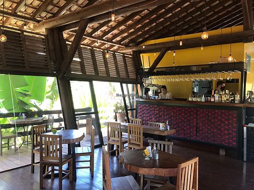 Inside bar at Caliandra Café in Brasilia