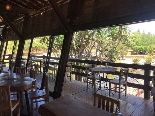 Inside view at Caliandra Café in Brasilia