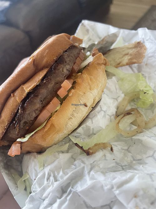   at Out Of The Park Burgers in Central Islip