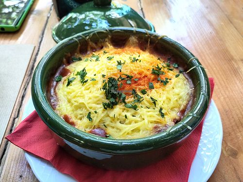 Eggplant gratin at Treis Laloun -Τρεις Λαλούν in Athens