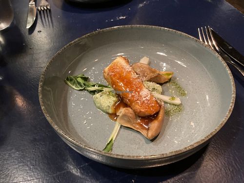 Bok choy, tofu and mushroom at Le Jardin in Utrecht