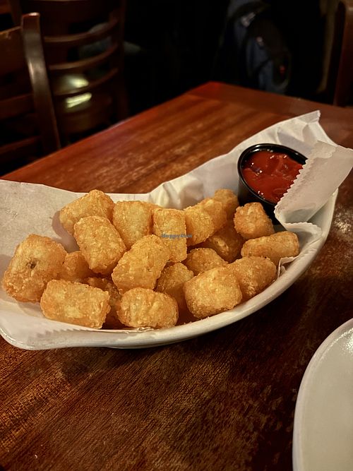 tots with ketchup  at Fergie's Pub in Philadelphia