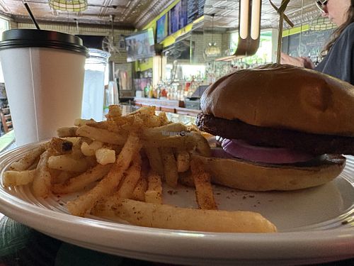 Veggie Burger  at Lager House in Detroit