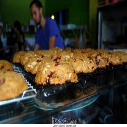 the amazing cookies from the bakery at El Buho at El Buho Vegetariano in San Jose
