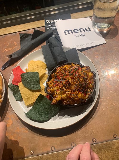 Macho Mac and Cheese - coconut based homemade cheese (so good 🤤) at Bar 1911 in Charlottetown