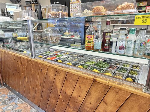 Salad bar  at Peace and Plants in Woodside