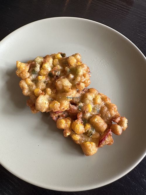 Corn fritters  at Mad Grass Collaborative Space and Cloud Kitchen in Jakarta