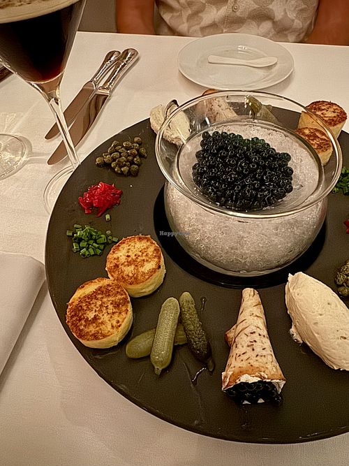 (un)caviar starter  at Elizabeth's in Washington
