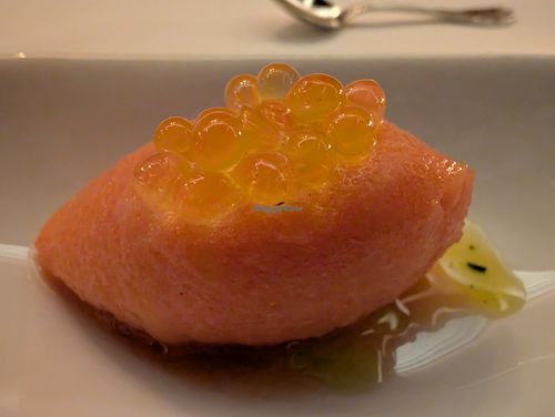 Recapitulation
-	blood orange sorbet, lemon-thyme infused olive oil
 at Elizabeth's in Washington