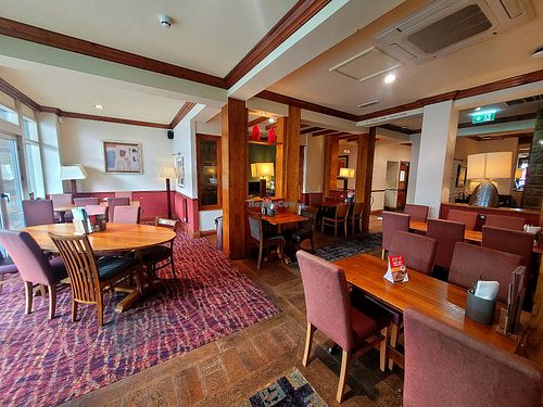 Yr Harbwr Inside (Eating Area). at The Harbour in Caernarfon