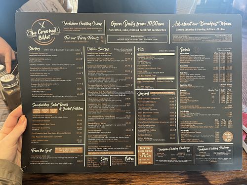   at The Crooked Billet in Tadcaster