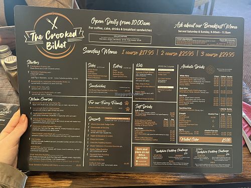   at The Crooked Billet in Tadcaster