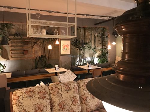 Walls at Marilda Café in Brasilia