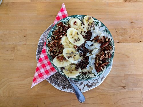 Vegan Oatmeal Bowl at Meneer De Boer at Meneer De Boer in Eindhoven