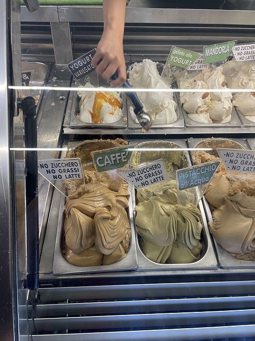   at Gelateria Luna in Udine