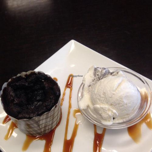 Vegan Chocolate Fondant at Ludens Express - Industrial Zone in Raanana