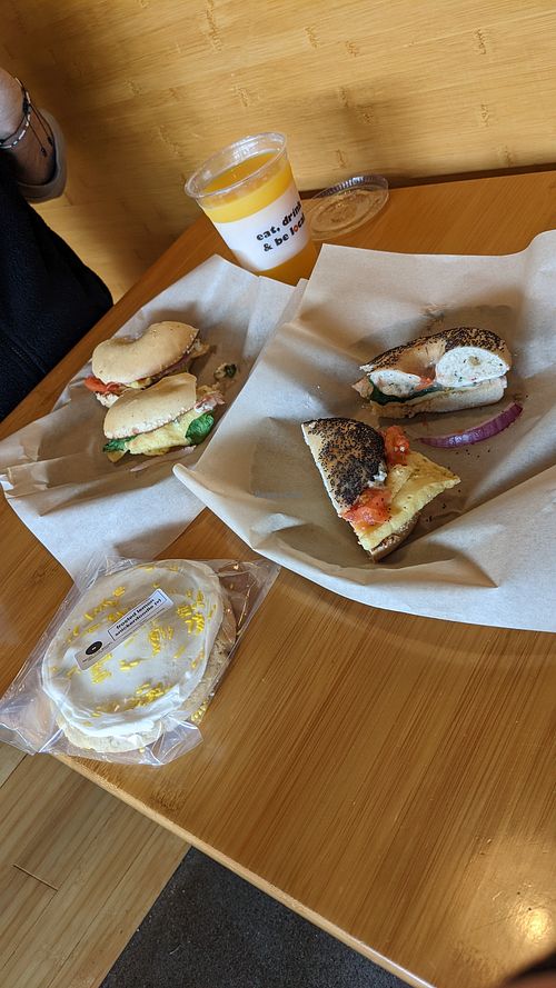 Seize The Bagel Cascade Park Vancouver Washington Restaurant HappyCow