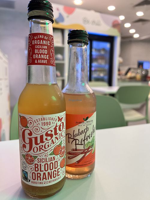 $5.50 bottle juices  at Quick Greens - Funan Ctr in Central Singapore